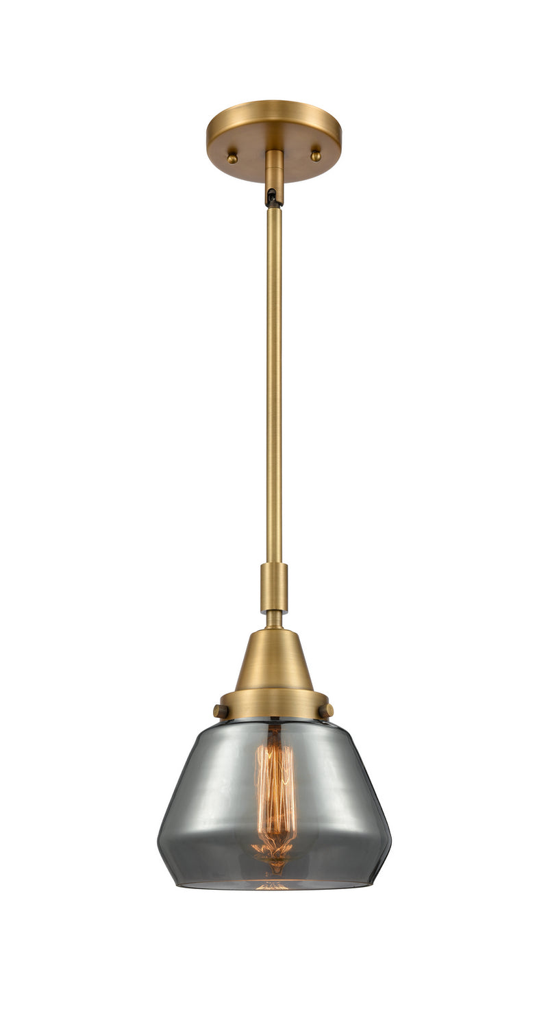 Innovations 447-1S-BB-G173 One Light Mini Pendant, Brushed Brass