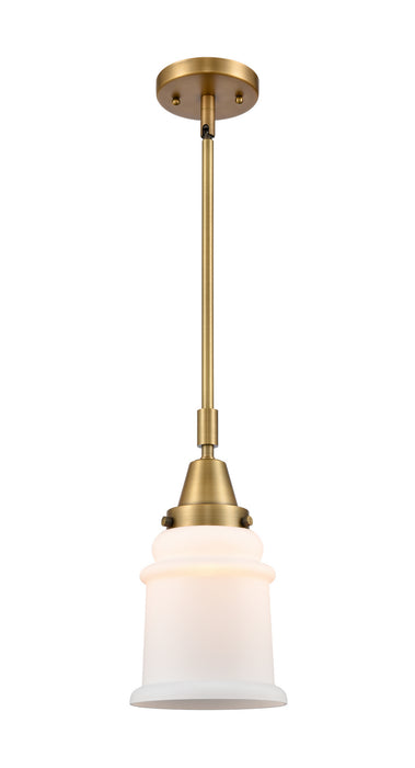 Innovations 447-1S-BB-G181 One Light Mini Pendant, Brushed Brass
