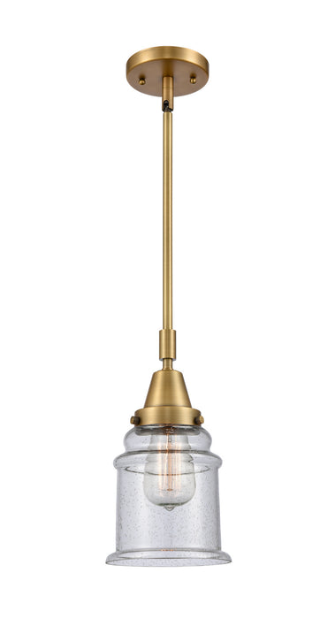 Innovations 447-1S-BB-G184-LED LED Mini Pendant, Brushed Brass