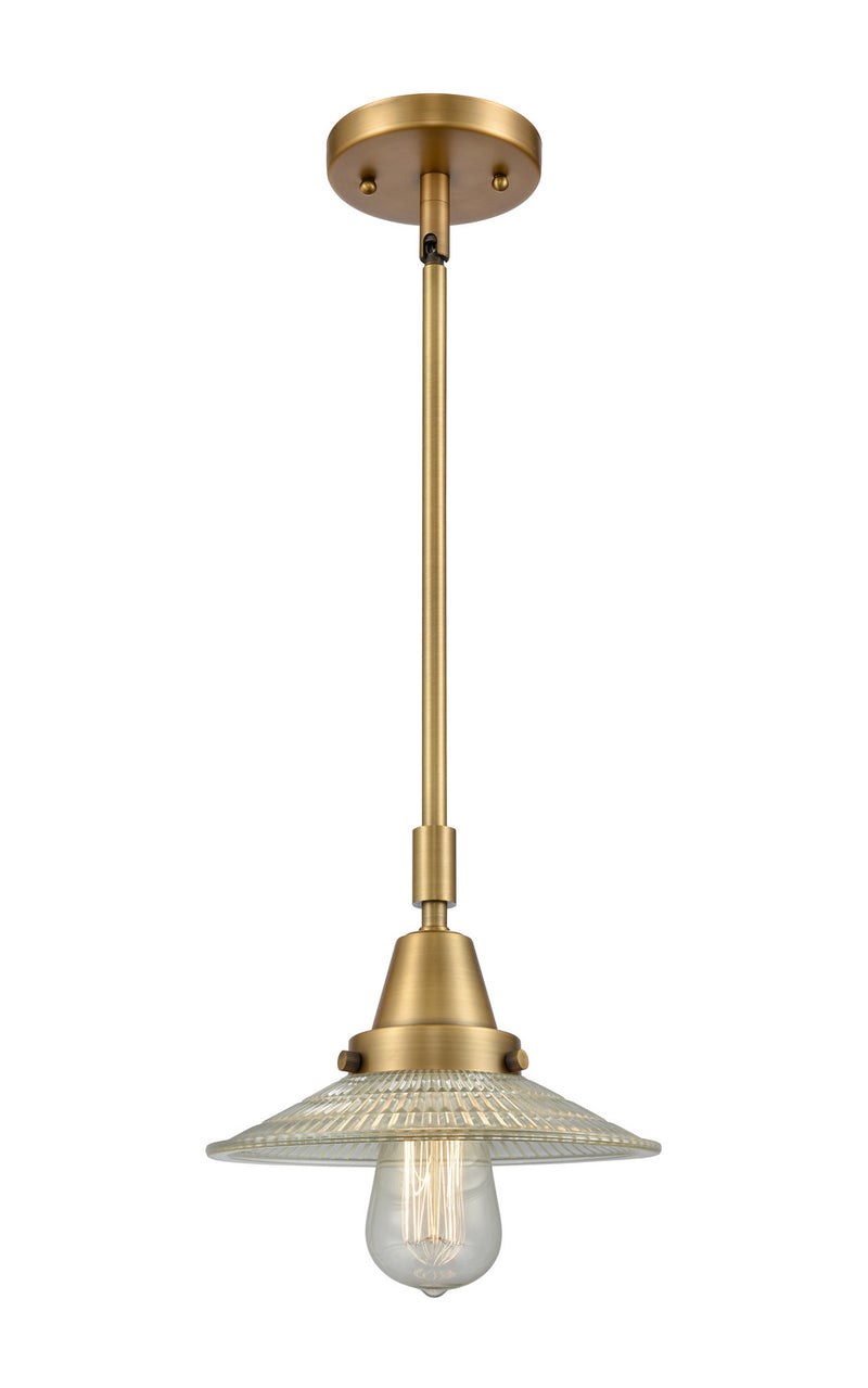 Innovations 447-1S-BB-G2 One Light Mini Pendant, Brushed Brass
