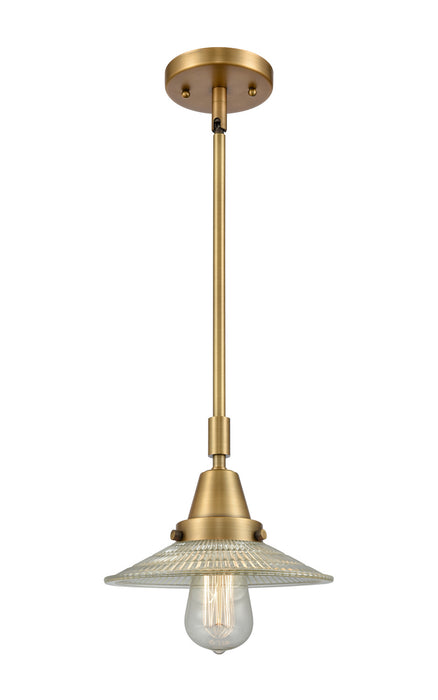 Innovations 447-1S-BB-G2 One Light Mini Pendant, Brushed Brass