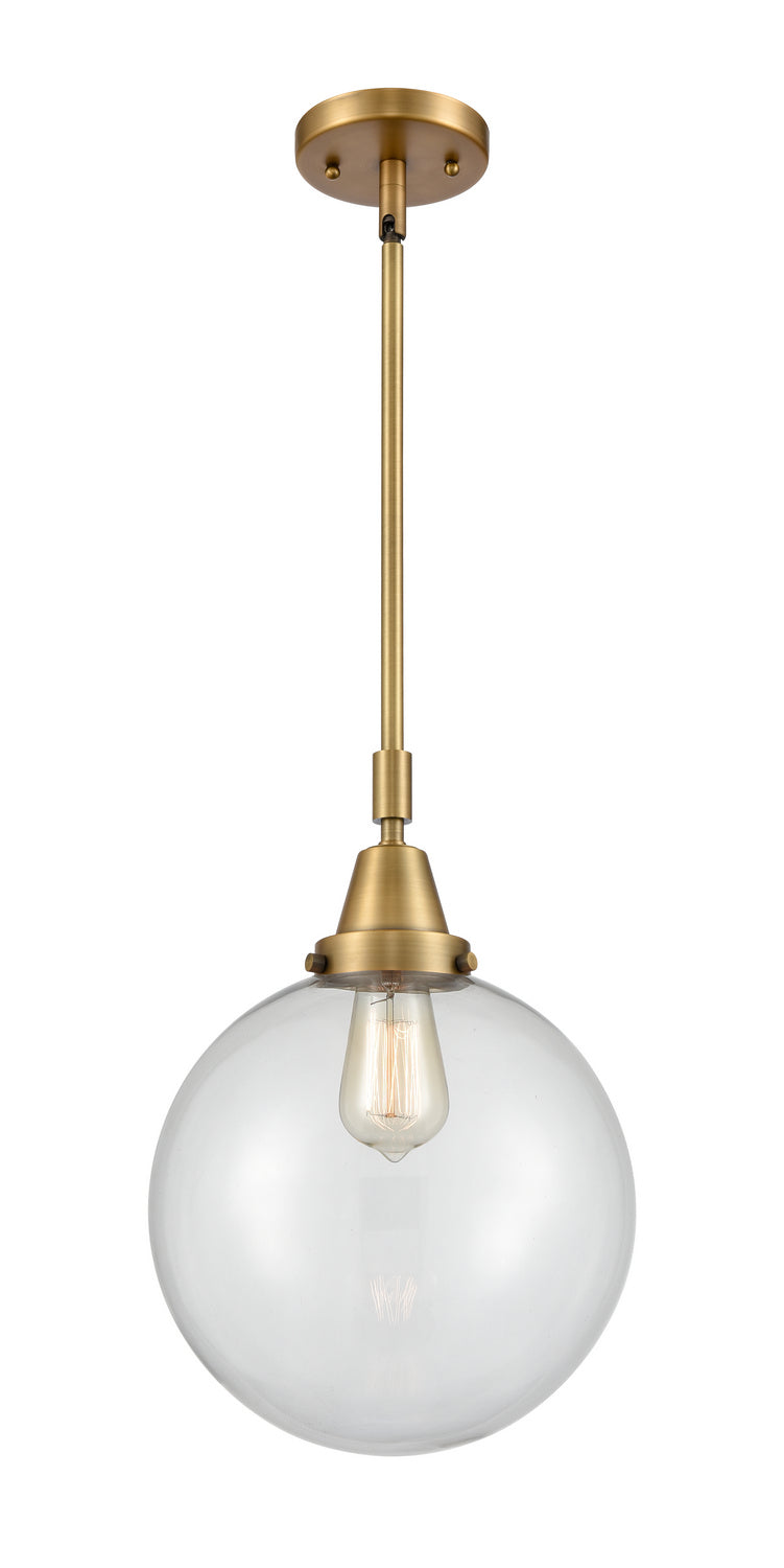 Innovations 447-1S-BB-G202-10-LED LED Mini Pendant, Brushed Brass