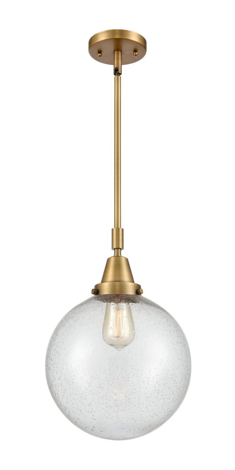 Innovations 447-1S-BB-G204-10-LED LED Mini Pendant, Brushed Brass