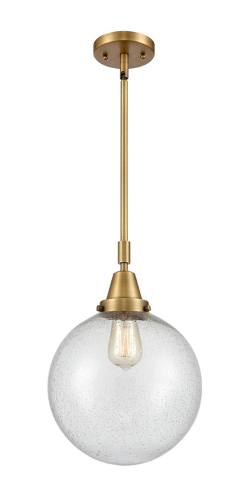 Innovations 447-1S-BB-G204-10-LED LED Mini Pendant, Brushed Brass
