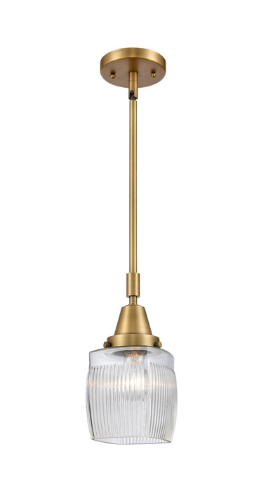 Innovations 447-1S-BB-G302-LED LED Mini Pendant, Brushed Brass