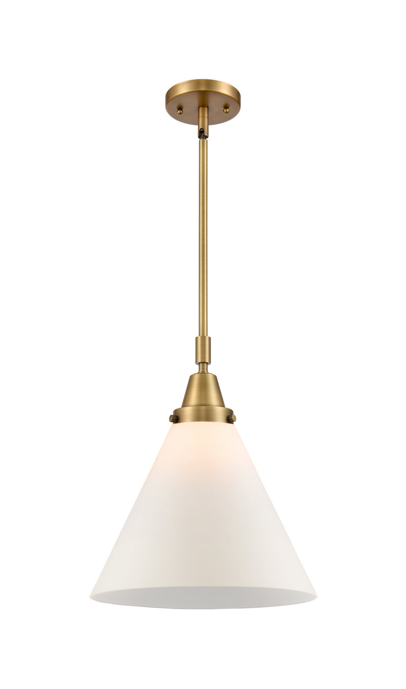 Innovations 447-1S-BB-G41-L-LED LED Mini Pendant, Brushed Brass