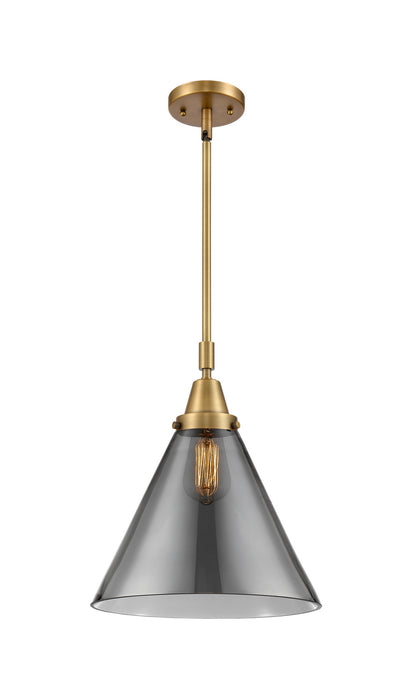Innovations 447-1S-BB-G43-L One Light Mini Pendant, Brushed Brass