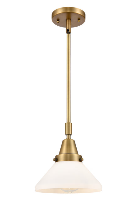 Innovations 447-1S-BB-G4471 One Light Mini Pendant, Brushed Brass