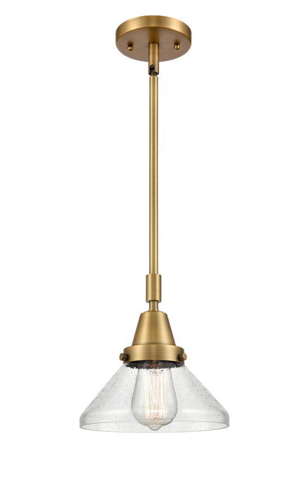 Innovations 447-1S-BB-G4474 One Light Mini Pendant, Brushed Brass