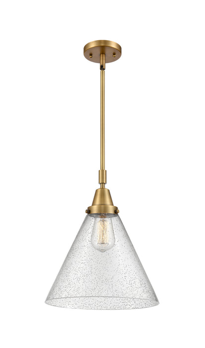 Innovations 447-1S-BB-G44-L-LED LED Mini Pendant, Brushed Brass