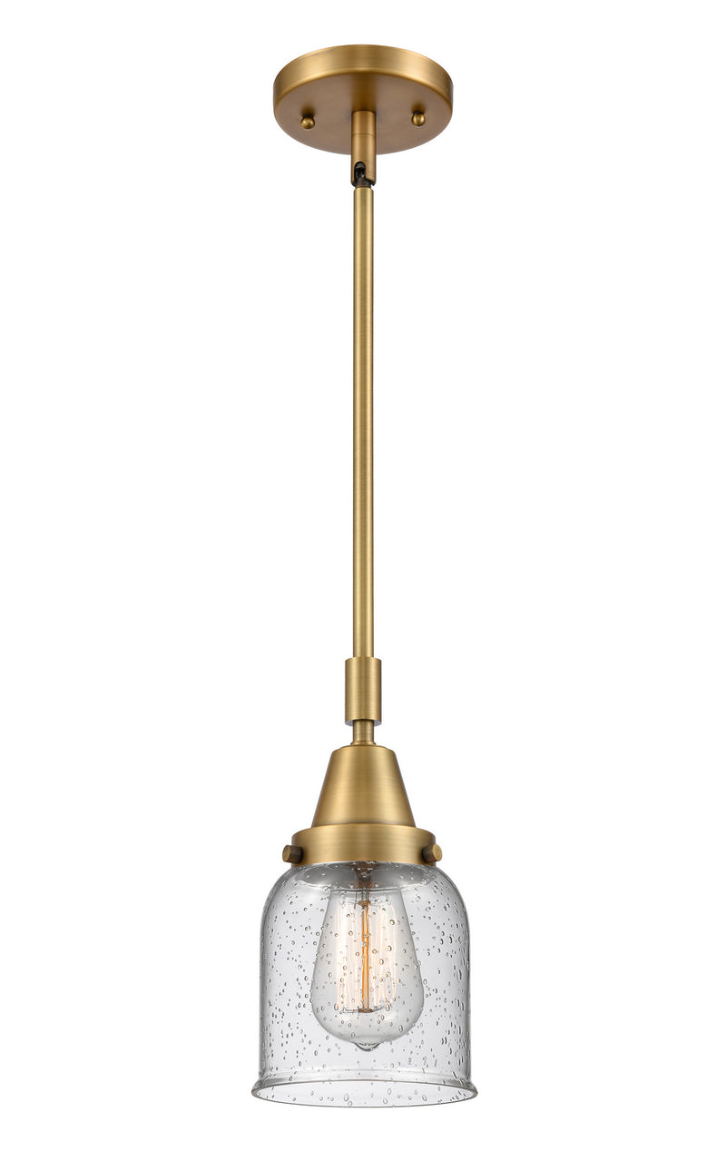 Innovations 447-1S-BB-G54 One Light Mini Pendant, Brushed Brass