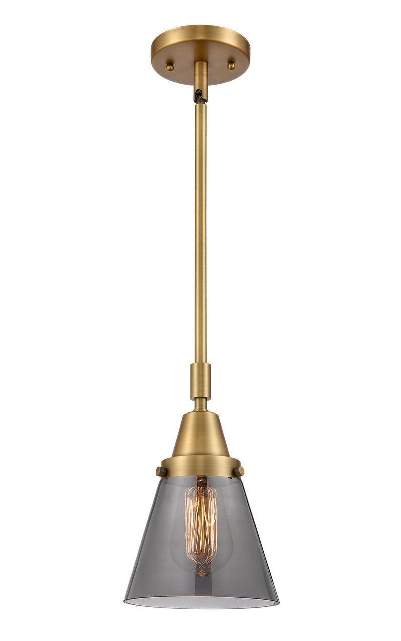 Innovations 447-1S-BB-G63-LED LED Mini Pendant, Brushed Brass