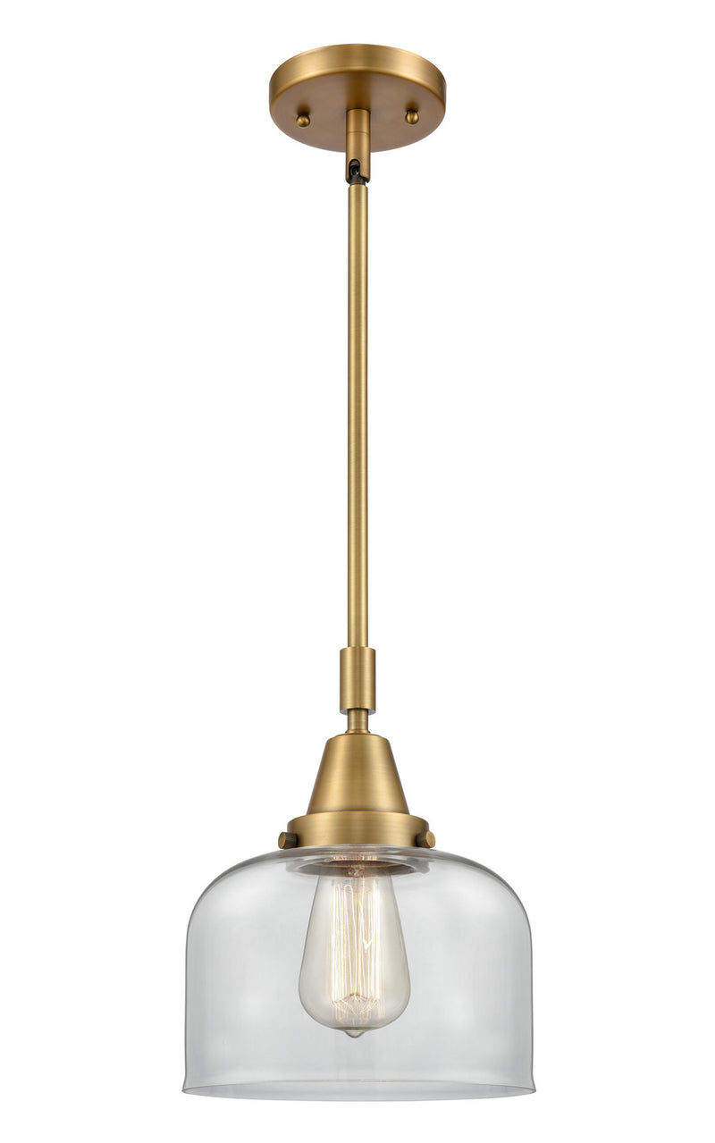 Innovations 447-1S-BB-G72 One Light Mini Pendant, Brushed Brass