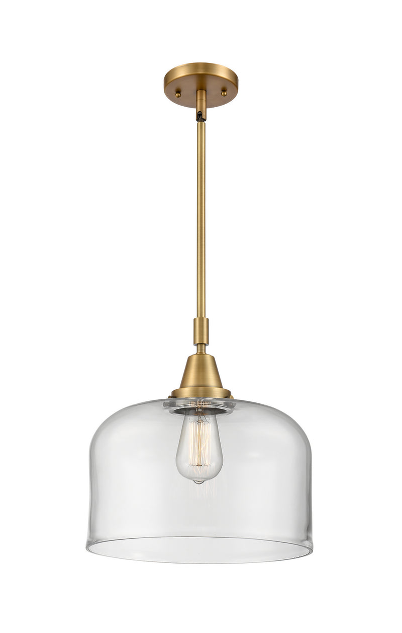 Innovations 447-1S-BB-G72-L One Light Mini Pendant, Brushed Brass