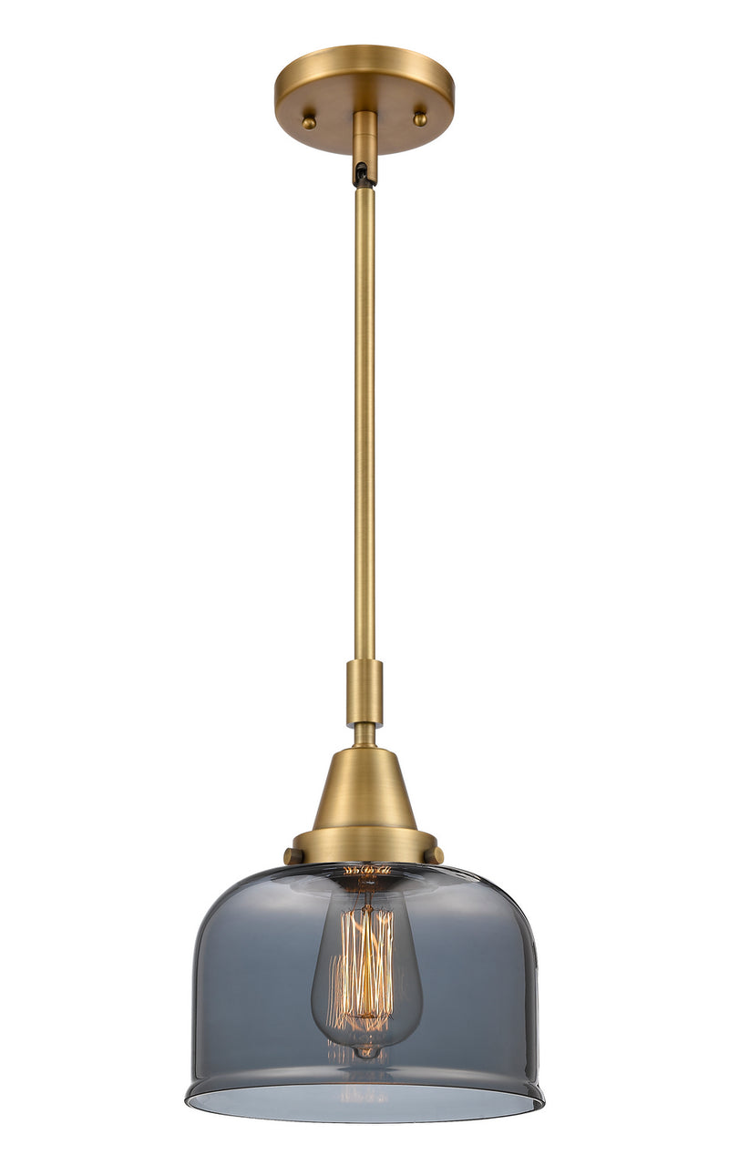 Innovations 447-1S-BB-G73 One Light Mini Pendant, Brushed Brass