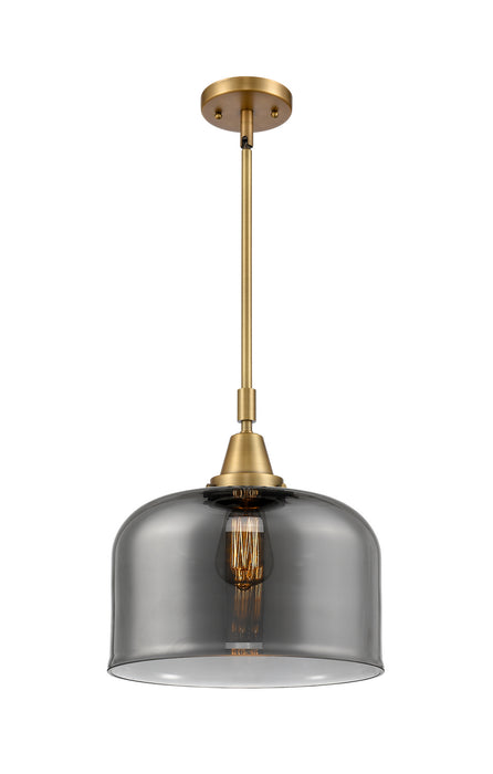 Innovations 447-1S-BB-G73-L One Light Mini Pendant, Brushed Brass