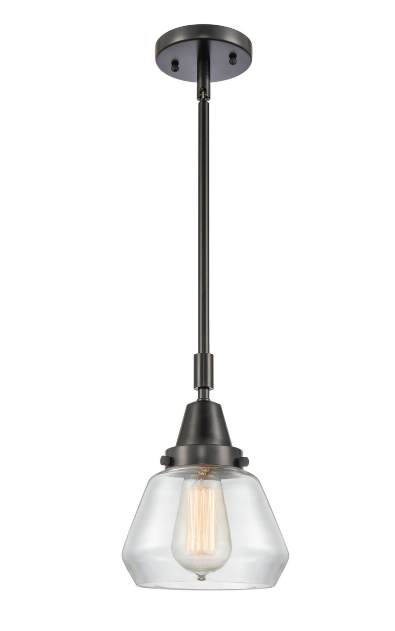 Innovations 447-1S-BK-G172 One Light Mini Pendant, Matte Black