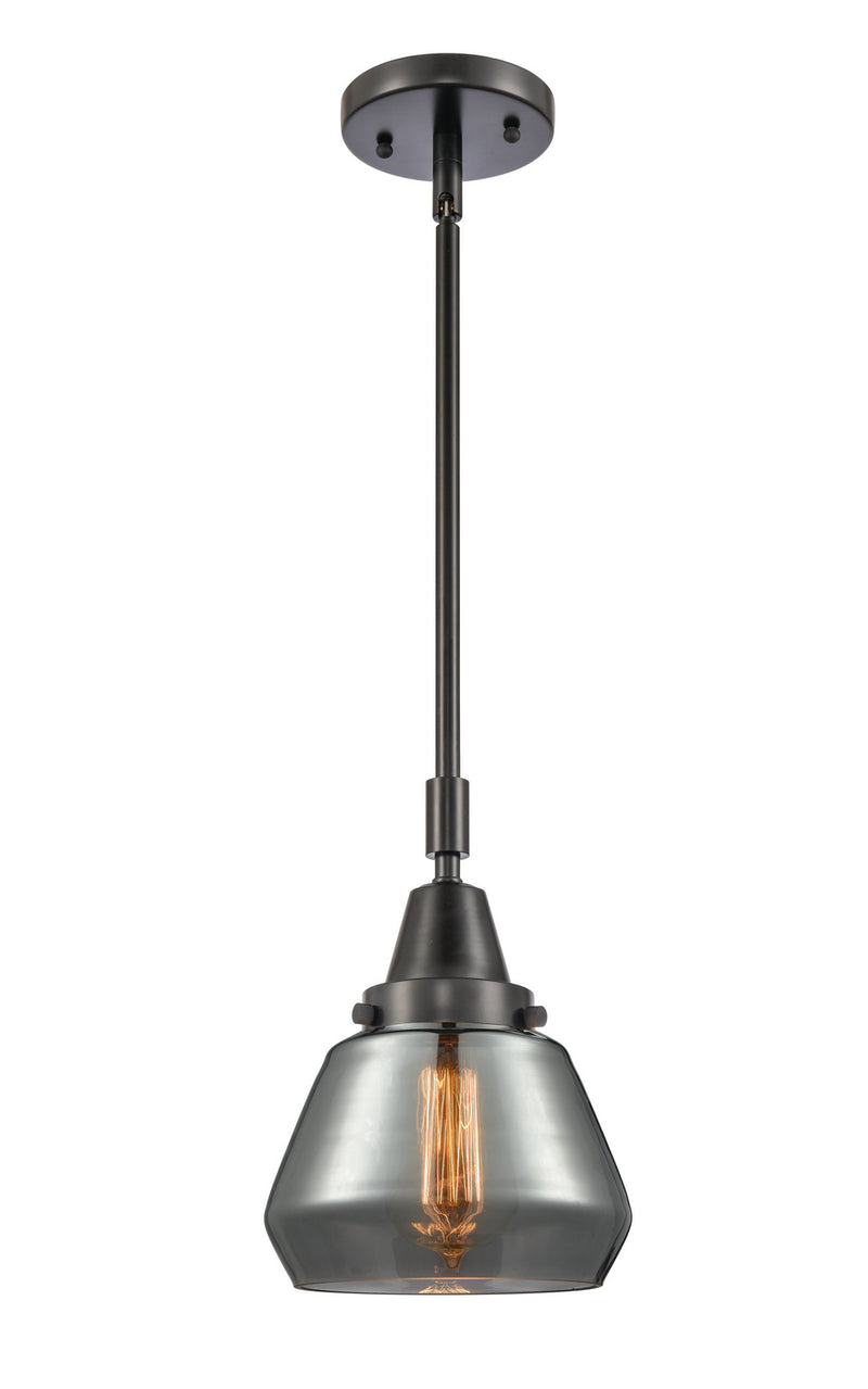 Innovations 447-1S-BK-G173 One Light Mini Pendant, Matte Black
