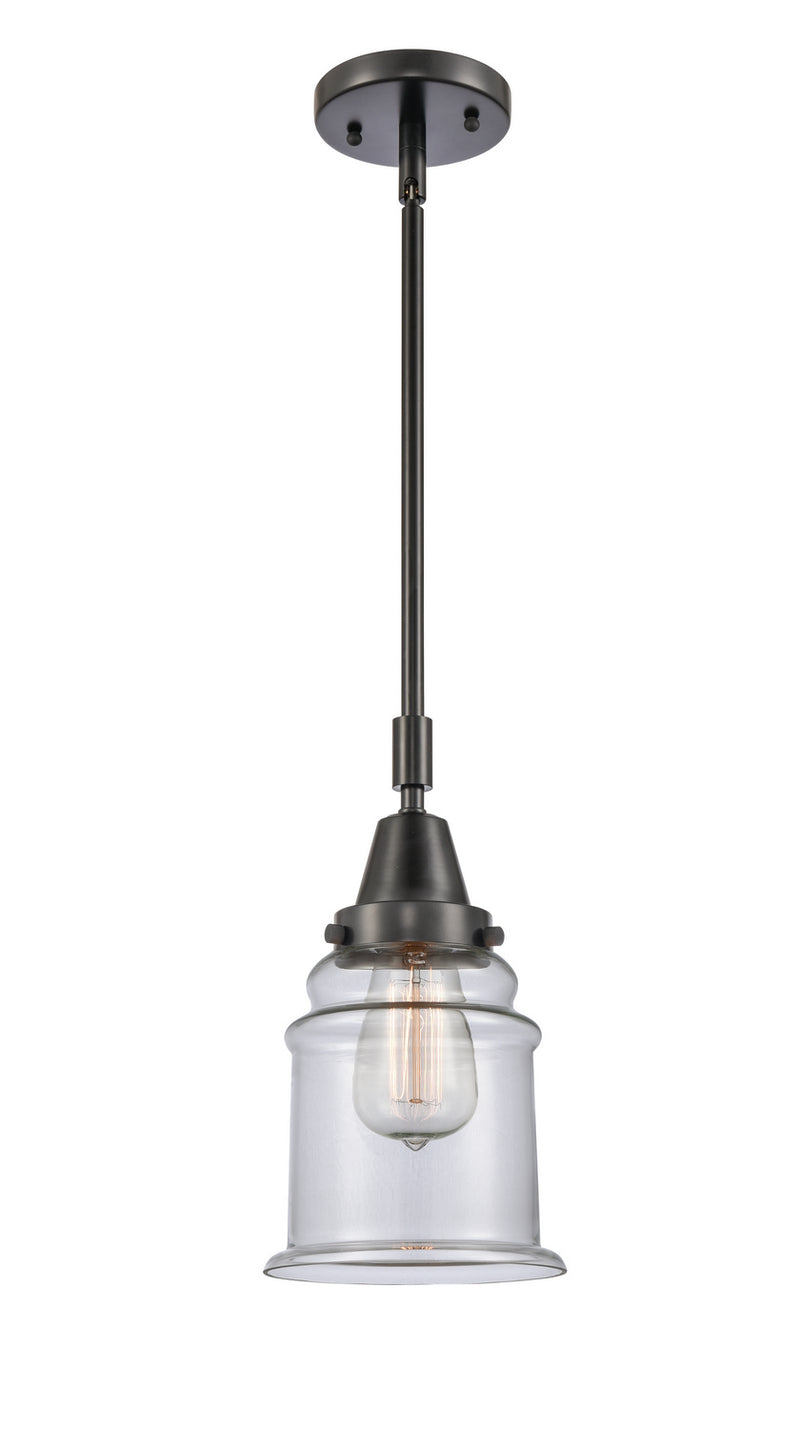 Innovations 447-1S-BK-G182-LED LED Mini Pendant, Matte Black