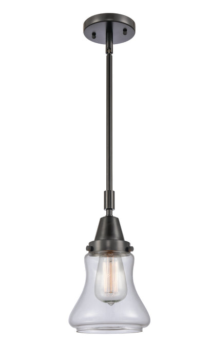 Innovations 447-1S-BK-G192 One Light Mini Pendant, Matte Black
