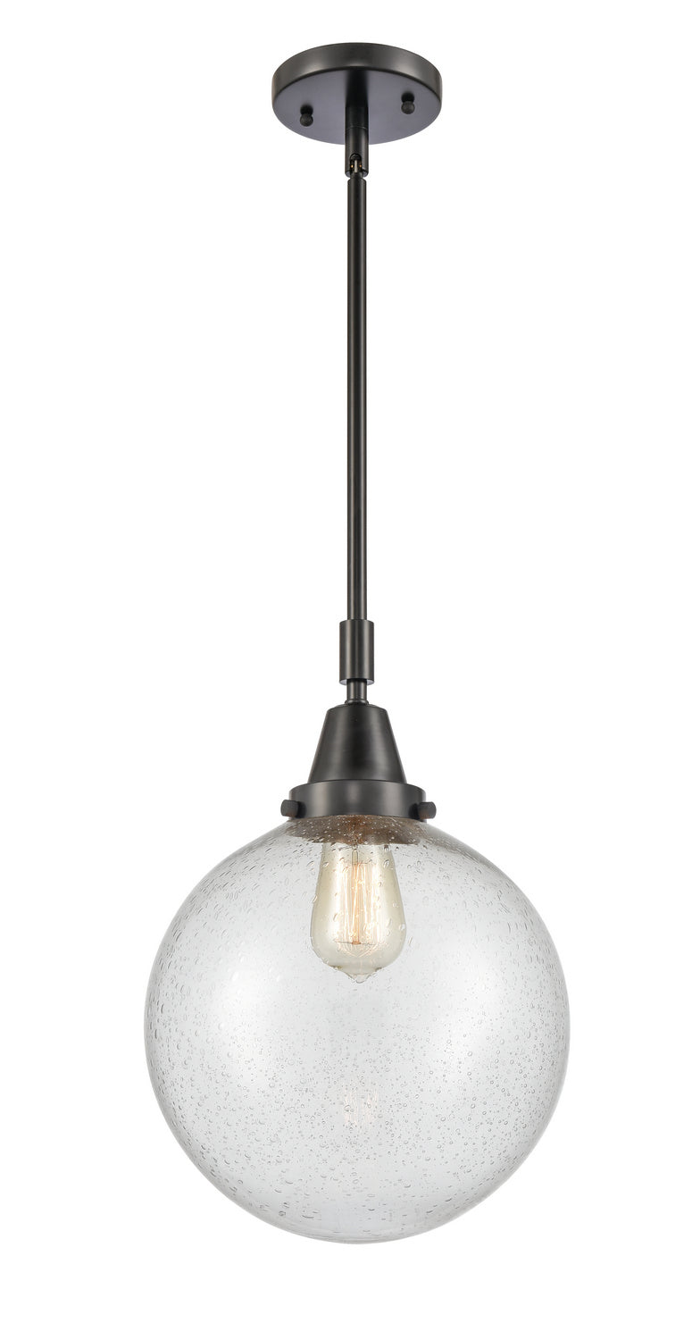 Innovations 447-1S-BK-G204-10-LED LED Mini Pendant, Matte Black