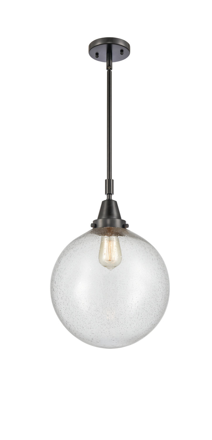 Innovations 447-1S-BK-G204-12-LED LED Mini Pendant, Matte Black