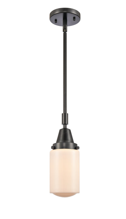 Innovations 447-1S-BK-G311 One Light Mini Pendant, Matte Black