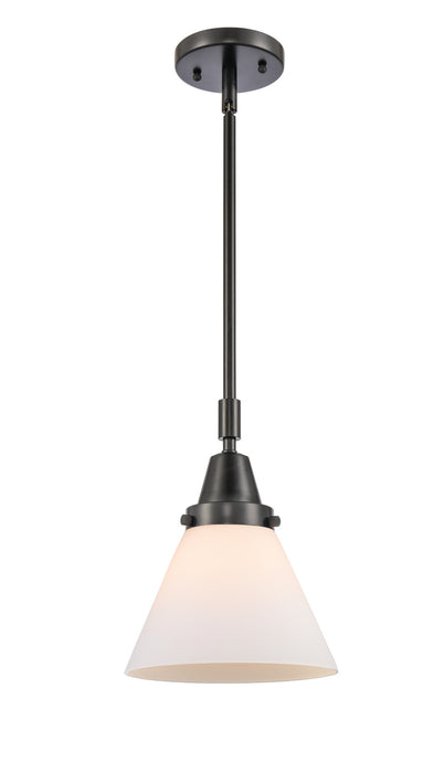 Innovations 447-1S-BK-G41 One Light Mini Pendant, Matte Black