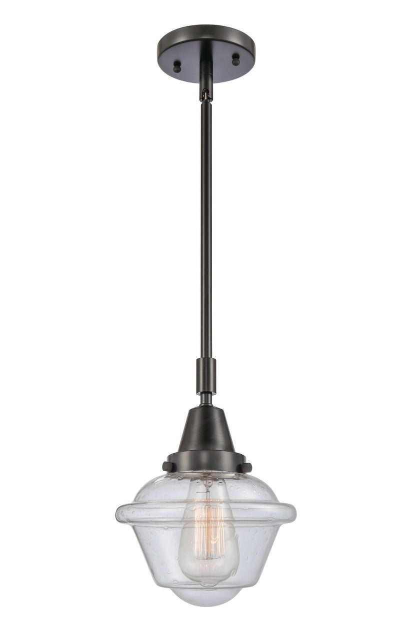 Innovations 447-1S-BK-G534 One Light Mini Pendant, Matte Black