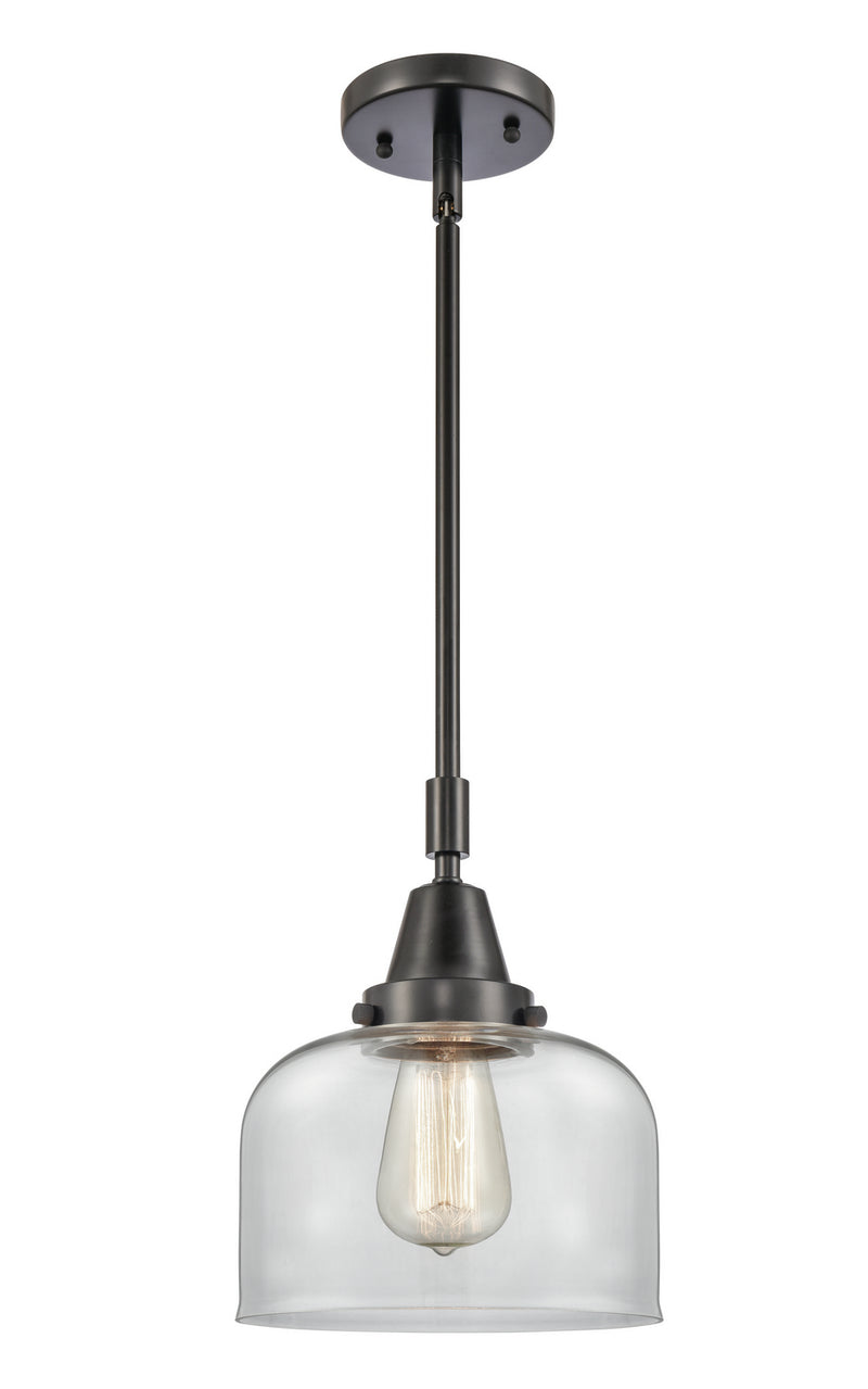 Innovations 447-1S-BK-G72 One Light Mini Pendant, Matte Black