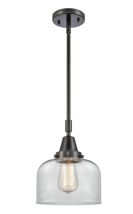Innovations 447-1S-BK-G72 One Light Mini Pendant, Matte Black