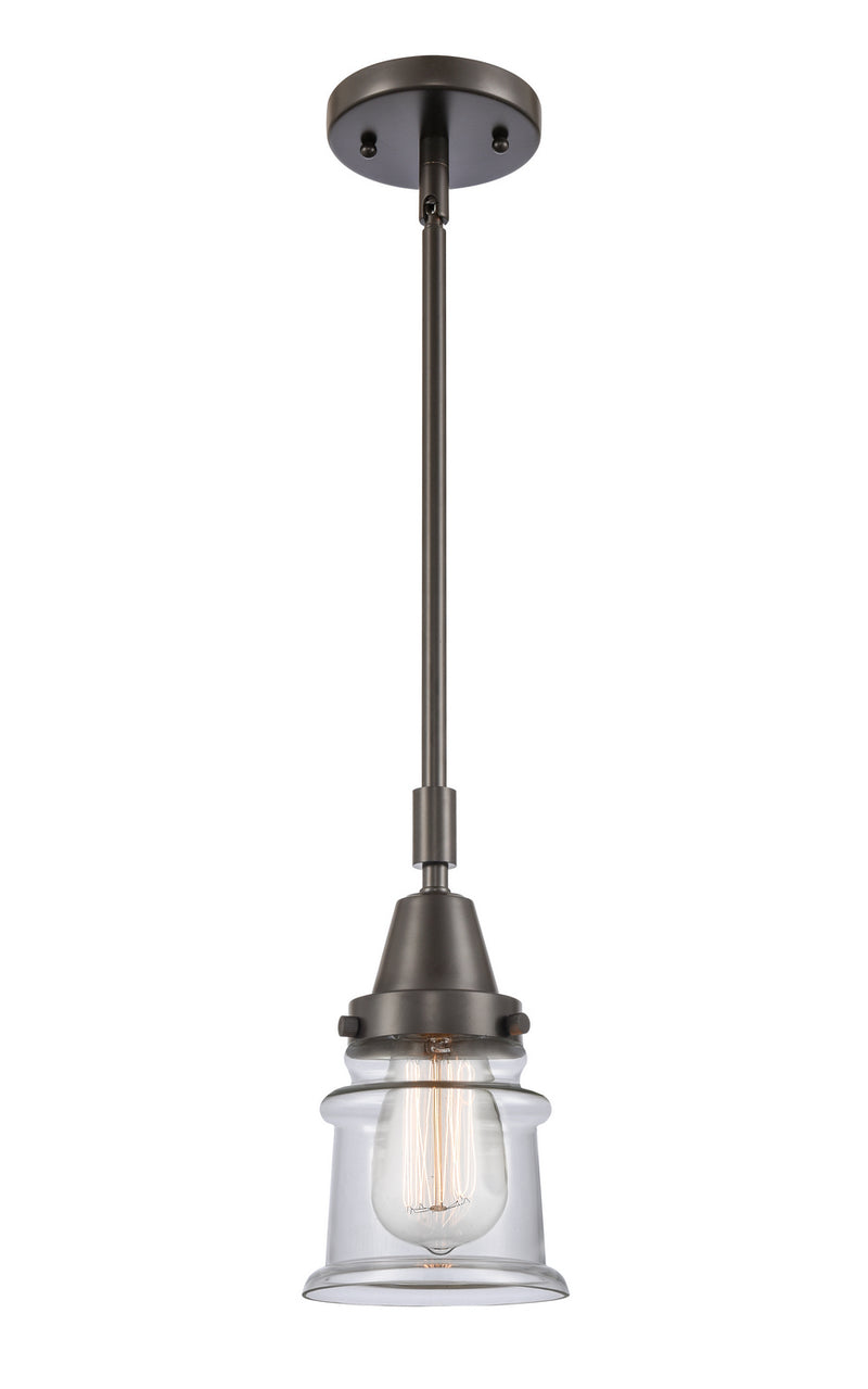 Innovations 447-1S-OB-G182S One Light Mini Pendant, Oil Rubbed Bronze