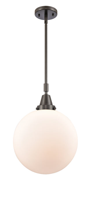 Innovations 447-1S-OB-G201-12 One Light Mini Pendant, Oil Rubbed Bronze