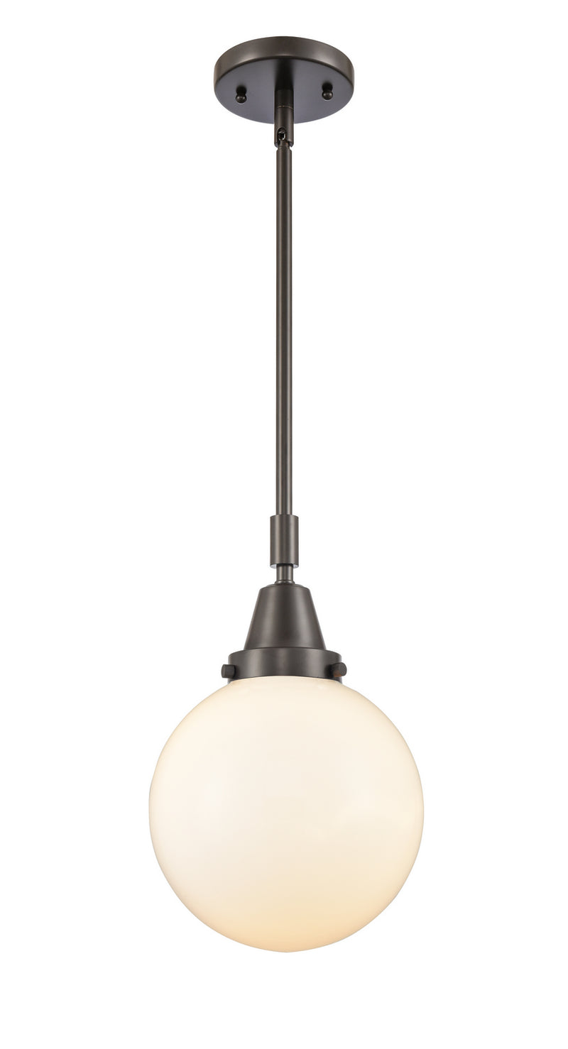 Innovations 447-1S-OB-G201-8 One Light Mini Pendant, Oil Rubbed Bronze