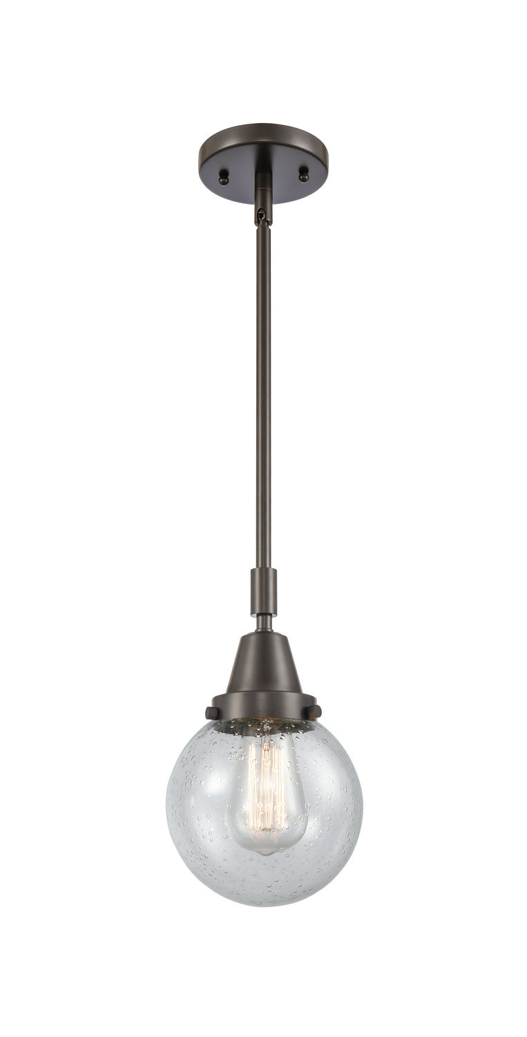 Innovations 447-1S-OB-G204-6 One Light Mini Pendant, Oil Rubbed Bronze
