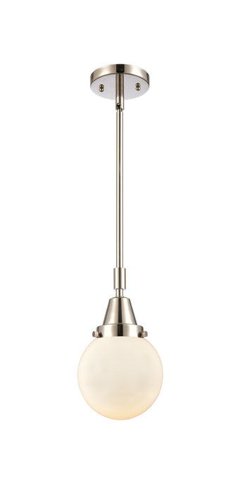 Innovations 447-1S-PN-G201-6-LED LED Mini Pendant, Polished Nickel