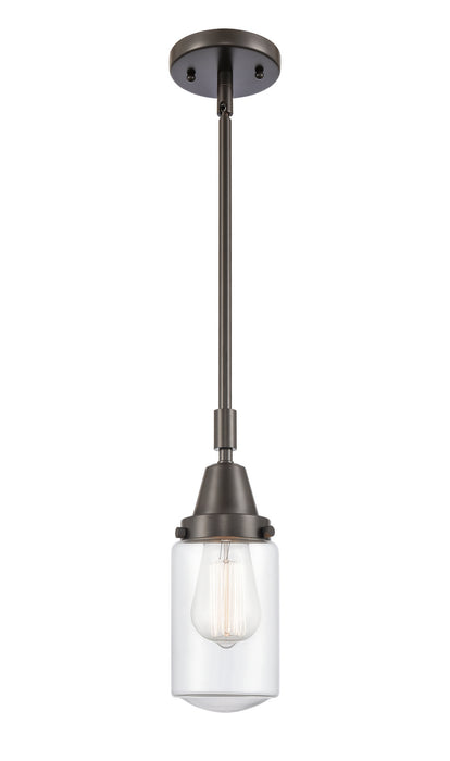 Innovations 447-1S-OB-G312 One Light Mini Pendant, Oil Rubbed Bronze