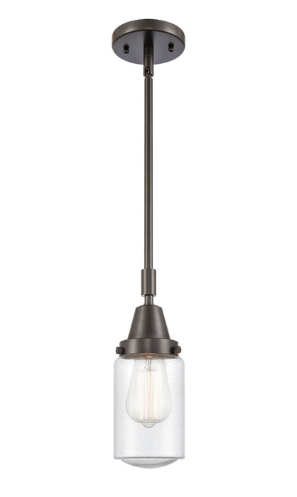 Innovations 447-1S-OB-G314 One Light Mini Pendant, Oil Rubbed Bronze