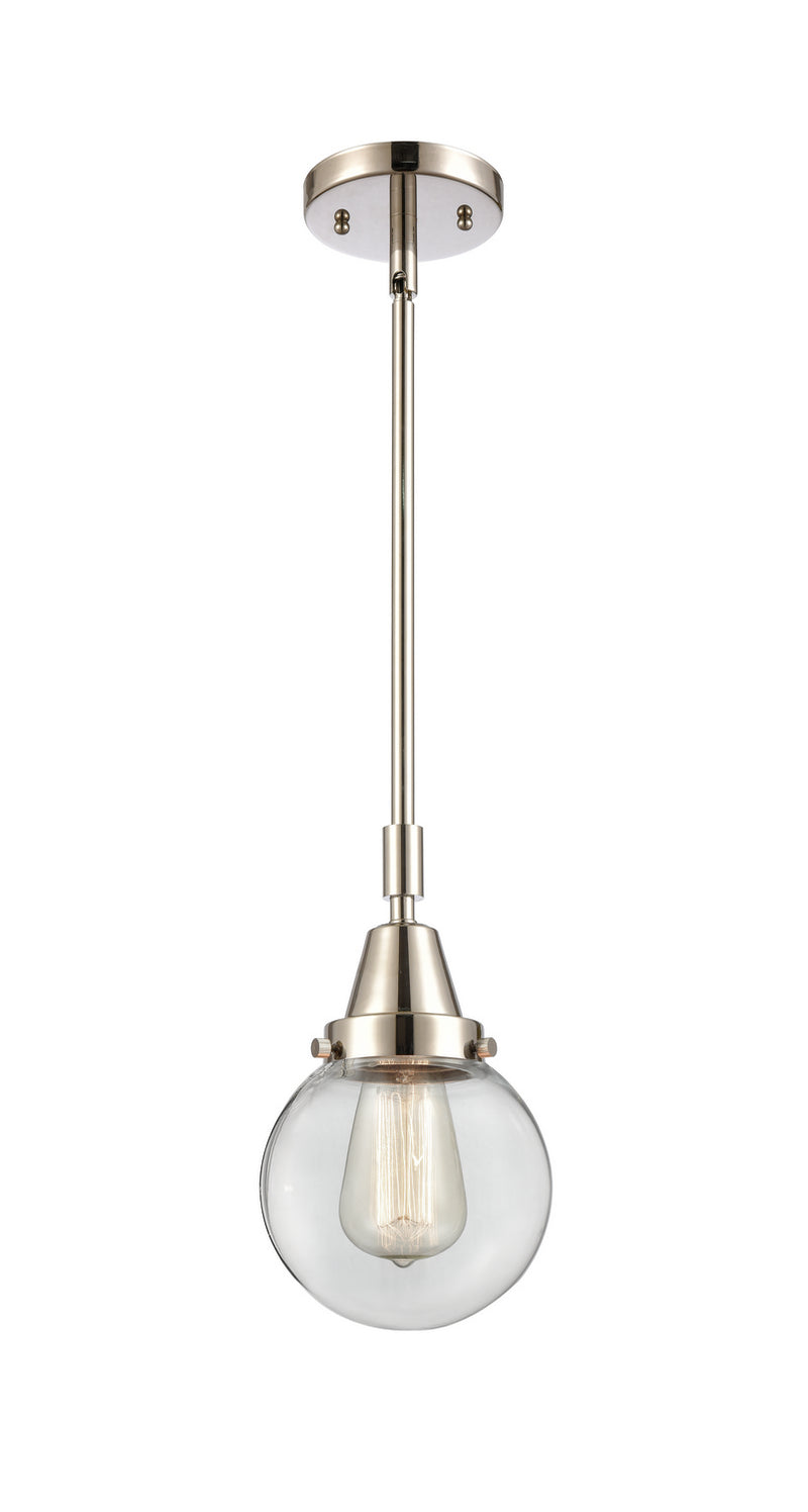 Innovations 447-1S-PN-G202-6-LED LED Mini Pendant, Polished Nickel