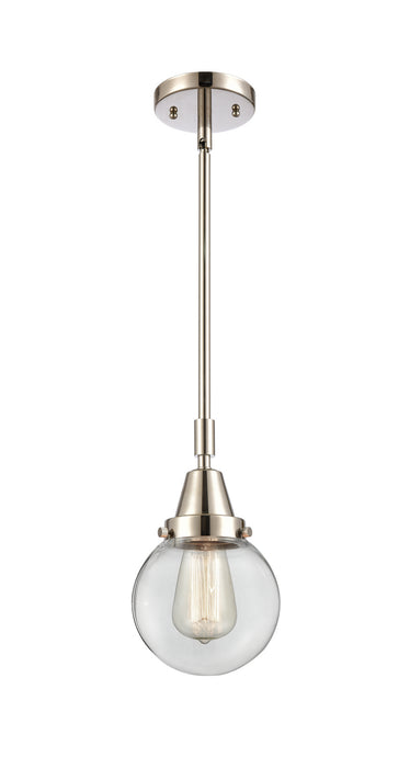 Innovations 447-1S-PN-G202-6-LED LED Mini Pendant, Polished Nickel