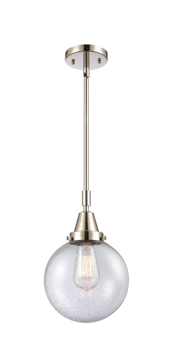 Innovations 447-1S-PN-G204-8-LED LED Mini Pendant, Polished Nickel