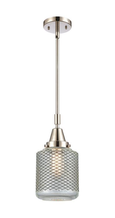Innovations 447-1S-PN-G262 One Light Mini Pendant, Polished Nickel