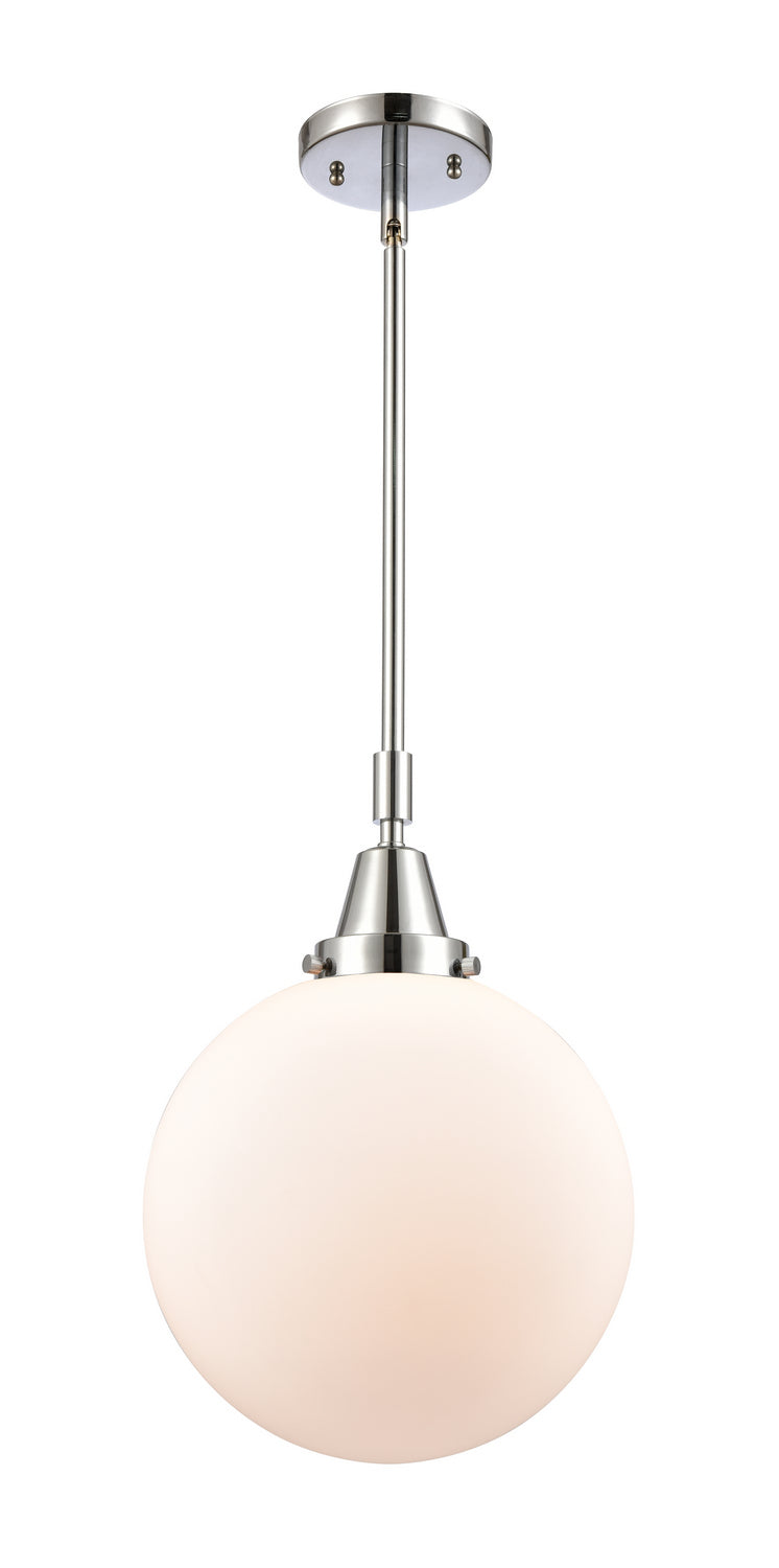 Innovations 447-1S-PC-G201-10 One Light Mini Pendant, Polished Chrome