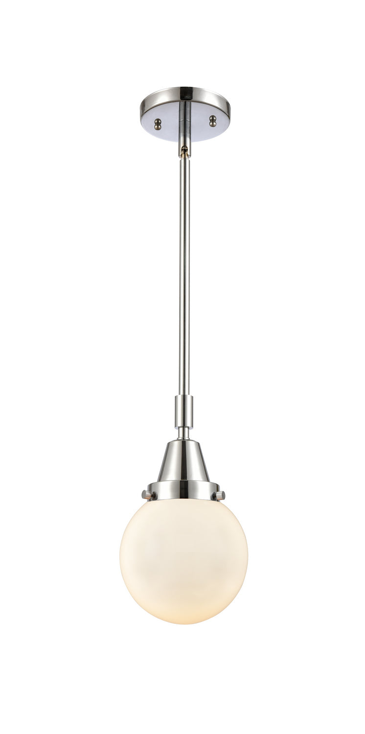 Innovations 447-1S-PC-G201-6 One Light Mini Pendant, Polished Chrome
