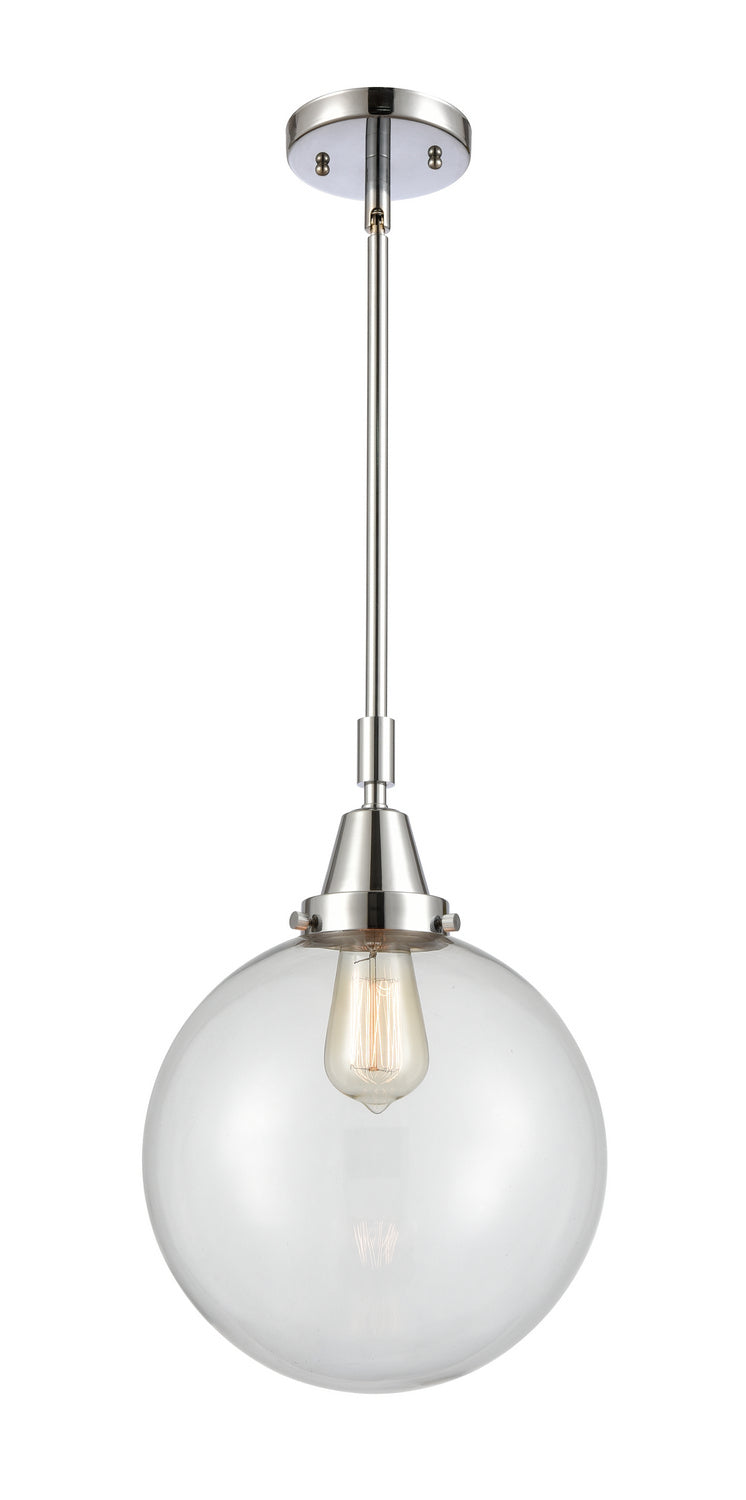 Innovations 447-1S-PC-G202-10 One Light Mini Pendant, Polished Chrome