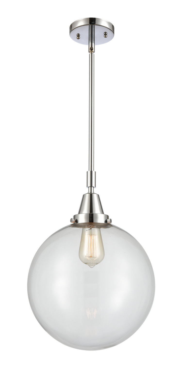 Innovations 447-1S-PC-G202-12 One Light Mini Pendant, Polished Chrome