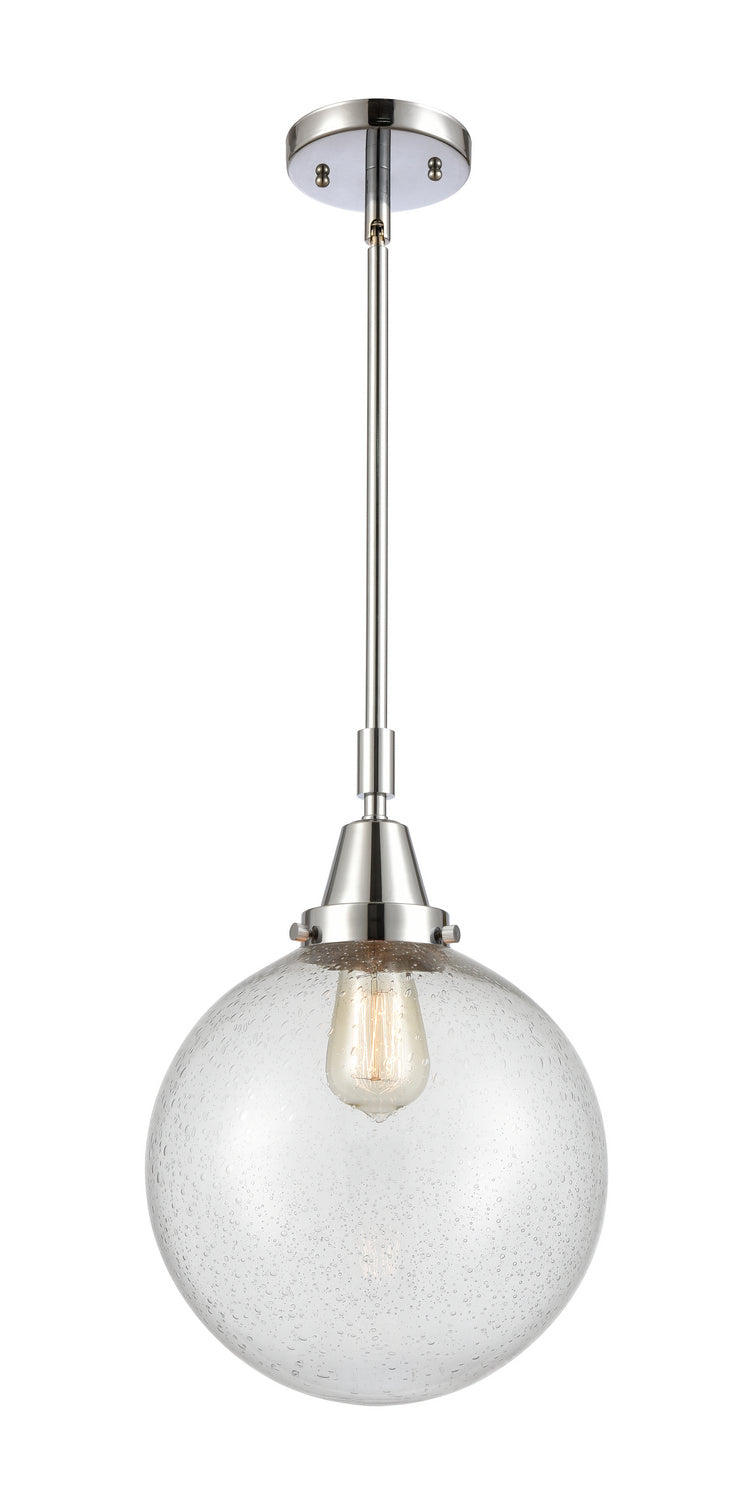 Innovations 447-1S-PC-G204-10 One Light Mini Pendant, Polished Chrome
