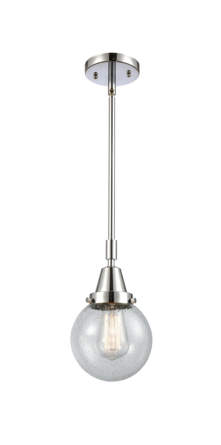 Innovations 447-1S-PC-G204-6 One Light Mini Pendant, Polished Chrome