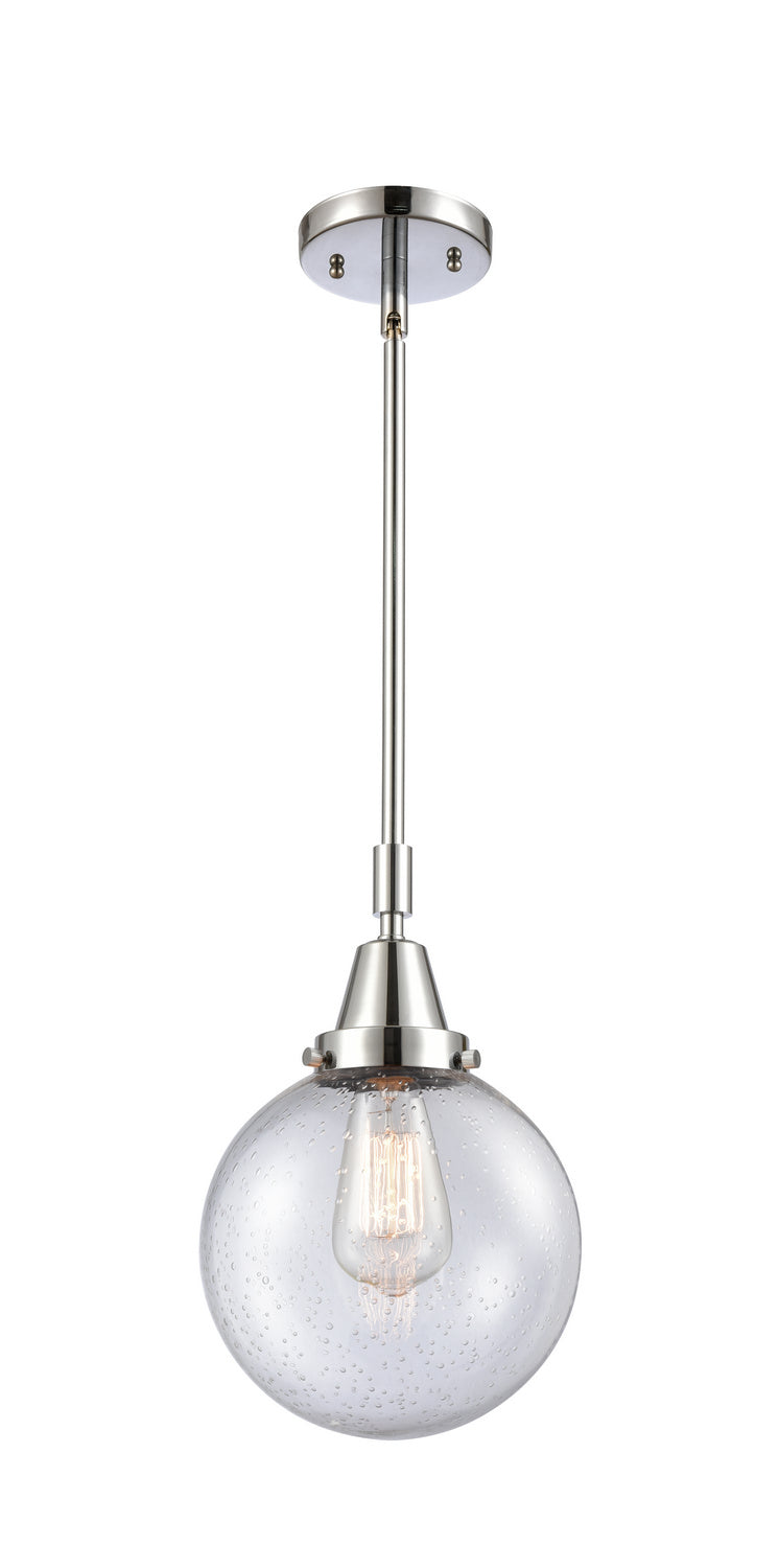 Innovations 447-1S-PC-G204-8 One Light Mini Pendant, Polished Chrome