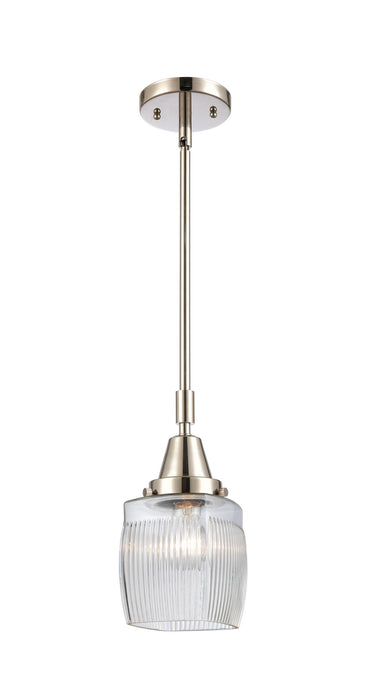 Innovations 447-1S-PN-G302 One Light Mini Pendant, Polished Nickel